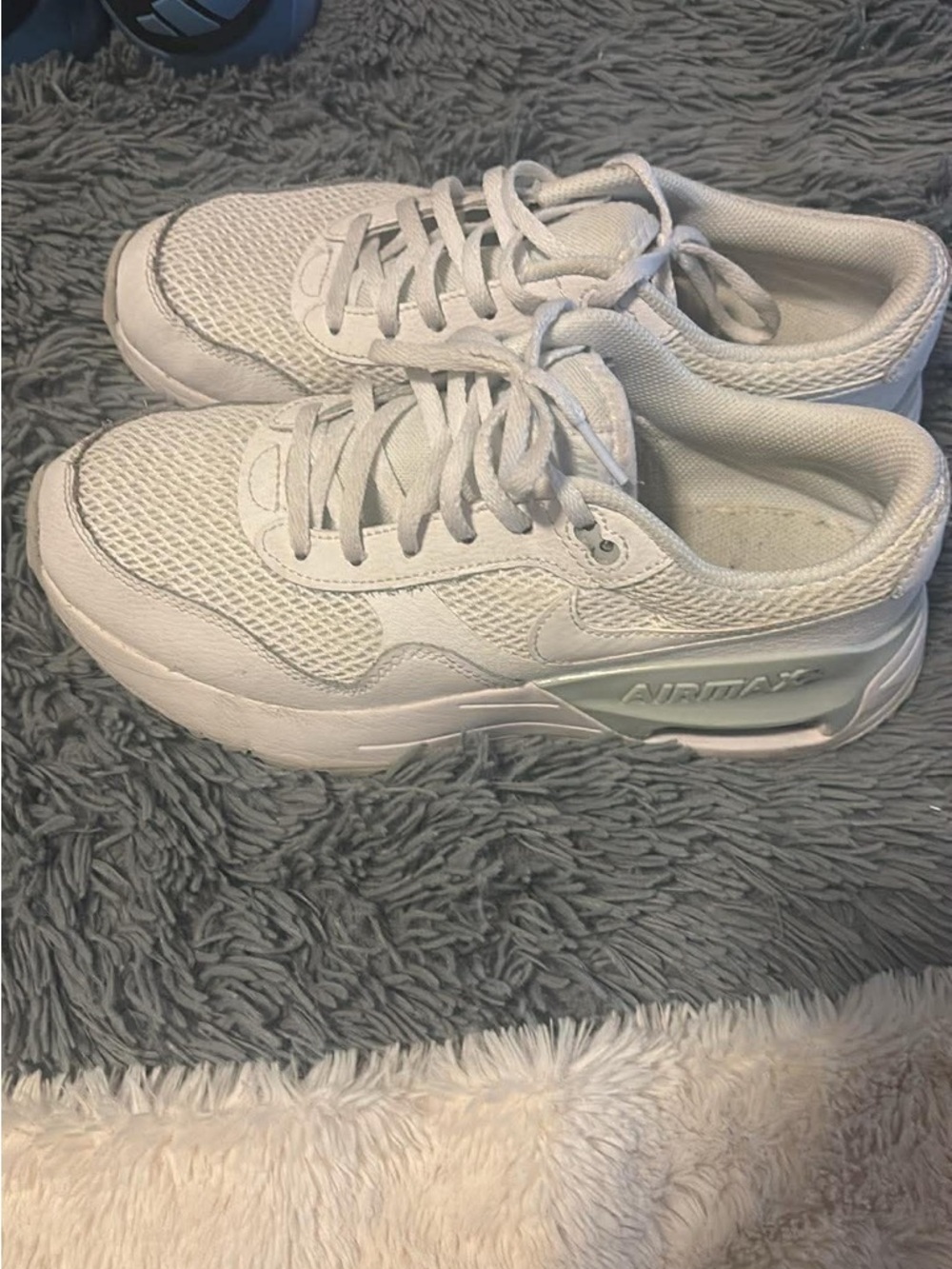 Nike White Air Max Mesh Sneakers